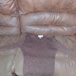 Banana Republic Women's V-Neck Sweater - Multicolor